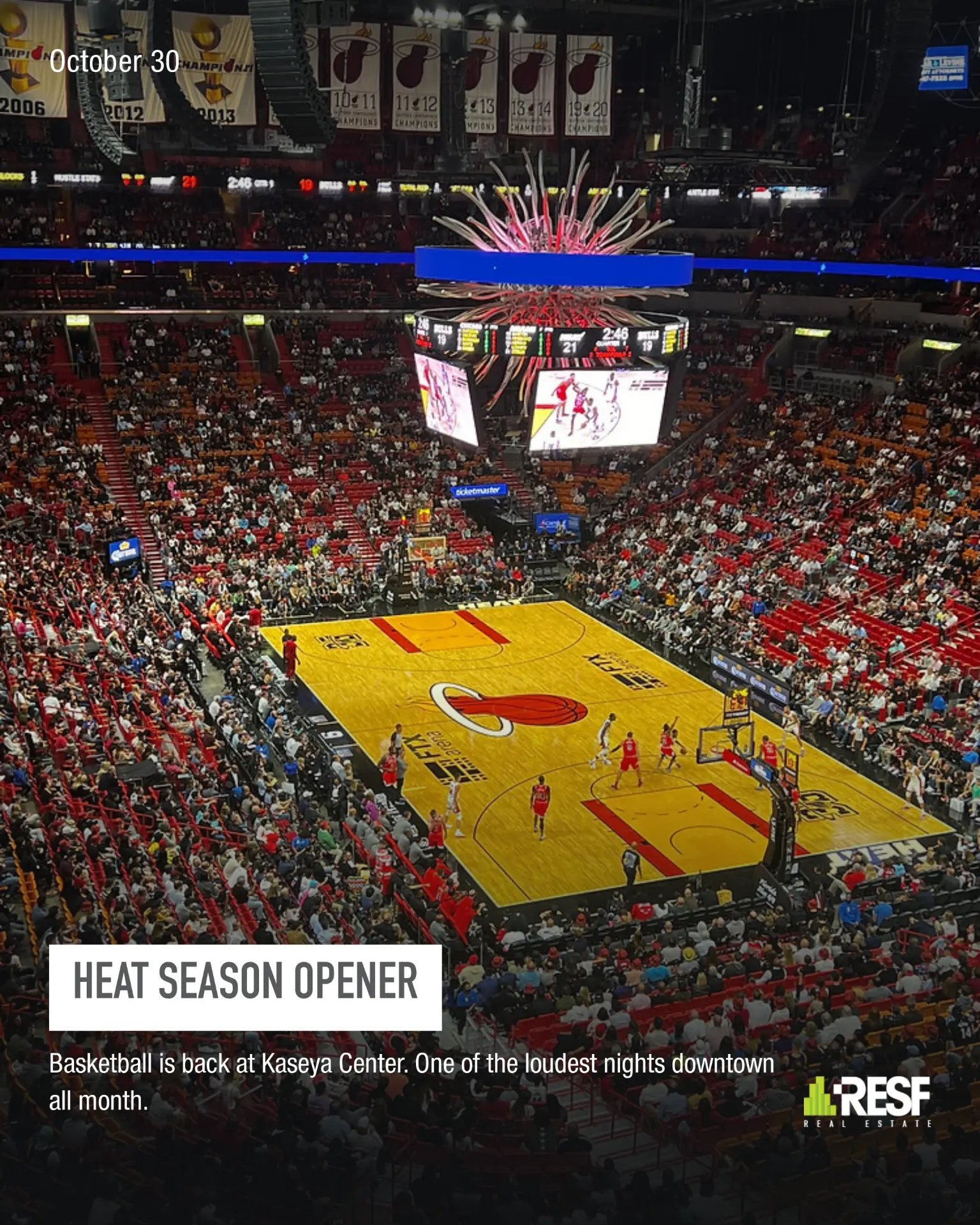 Miami HEAT 2026 home opener at Kaseya Center