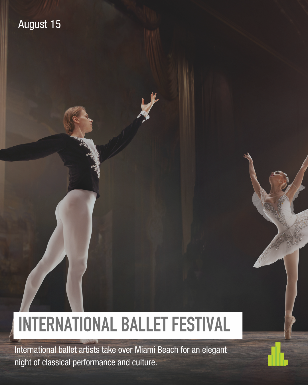 International Ballet Festival of Miami Grand Classical Gala on August 15, 2026